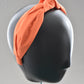 Ladies Knot Alice band - Liberty of London Tangerine Orange - Silk & Lawn