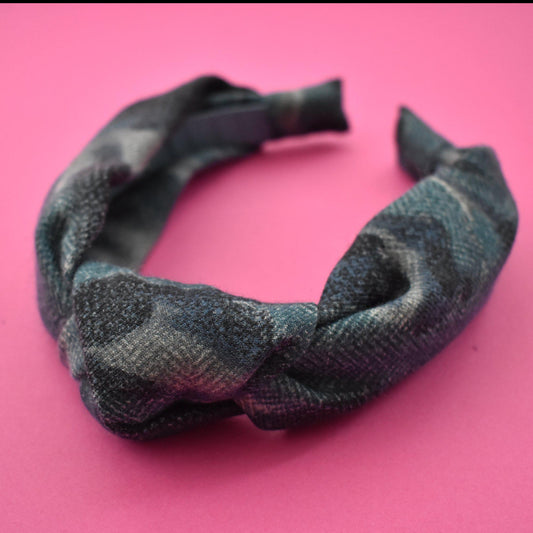 Ladies Knot Alice band - Liberty of London Sybil Campbell Lilestone wool