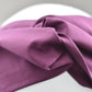 Ladies Twisted Turban Headband - Liberty of London Aubergine Purple - Silk & Lawn