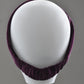Ladies Twisted Turban Headband - Liberty of London Aubergine Purple - Silk & Lawn