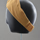 Ladies Twisted Turban Headband - Liberty of London Mustard Yellow - Silk & Lawn