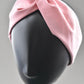 Ladies Twisted Turban Headband - Liberty of London Dusty Pink - Silk & Lawn