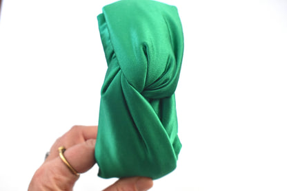 Luxury Silk Twist Alice Headband - Pure Silk Satin Various Colours - Silk & Lawn