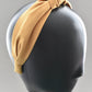 Ladies Knot Alice band - Liberty of London Mustard Yellow - Silk & Lawn