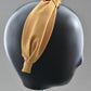Ladies Knot Alice band - Liberty of London Mustard Yellow - Silk & Lawn