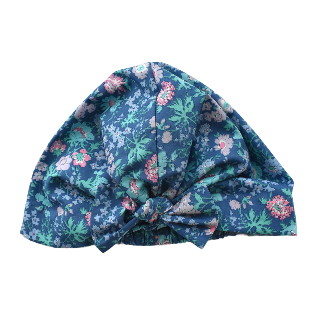 Ladies Turban Hat - Vintage Liberty Blue Floral