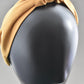 Ladies Knot Alice band - Liberty of London Mustard Yellow - Silk & Lawn
