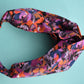 Twisted Turban Headband - Liberty of London Camo Flowers - Silk & Lawn