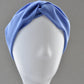 Ladies Twisted Turban Headband - Liberty of London Periwinkle Blue - Tot Knots of Brighton