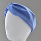 Ladies Twisted Turban Headband - Liberty of London Periwinkle Blue - Tot Knots of Brighton