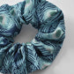 Scrunchie -  Liberty of London Caesar Peacock Feather - Silk & Lawn