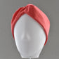 Coral Red Liberty of London  - Twisted Turban hairband and neck scarf - Tot Knots of Brighton
