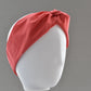 Coral Red Liberty of London  - Twisted Turban hairband and neck scarf - Tot Knots of Brighton