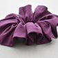 Liberty of London Aubergine Purple Scrunchie - Silk & Lawn