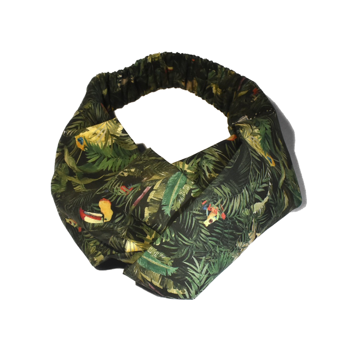 Twisted Turban Headband - Liberty of London Tou-Can Hide - Jungle Animals