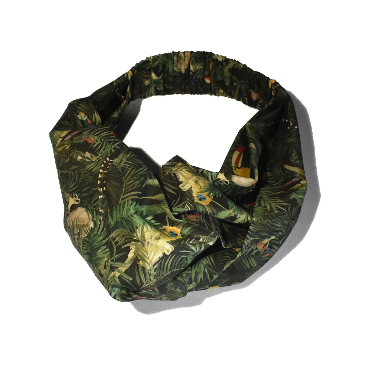 Twisted Turban Headband - Liberty of London Tou-Can Hide - Jungle Animals