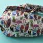 Ladies Twisted Turban Headband - Liberty of London Birds of Paradise - Silk & Lawn