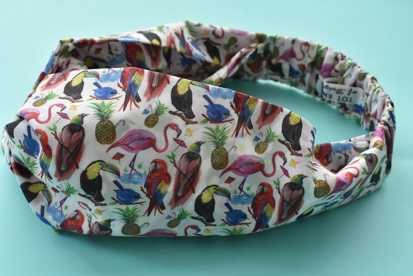 Ladies Twisted Turban Headband - Liberty of London Birds of Paradise