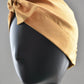 Ladies Turban Hat - Liberty of London Mustard (MEDIUM) - Silk & Lawn