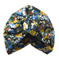 Little Susan Turban Hat - Green Floral print by Liberty of London - Silk & Lawn
