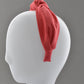 Ladies Tot Knot Alice band - Liberty of London Coral Red - Tot Knots of Brighton