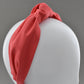 Ladies Tot Knot Alice band - Liberty of London Coral Red - Tot Knots of Brighton