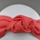 Ladies Tot Knot Alice band - Liberty of London Coral Red - Tot Knots of Brighton