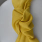 Ladies Tot Knot Alice band - Liberty of London Bright Yellow - Tot Knots of Brighton
