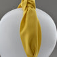 Ladies Tot Knot Alice band - Liberty of London Bright Yellow - Tot Knots of Brighton