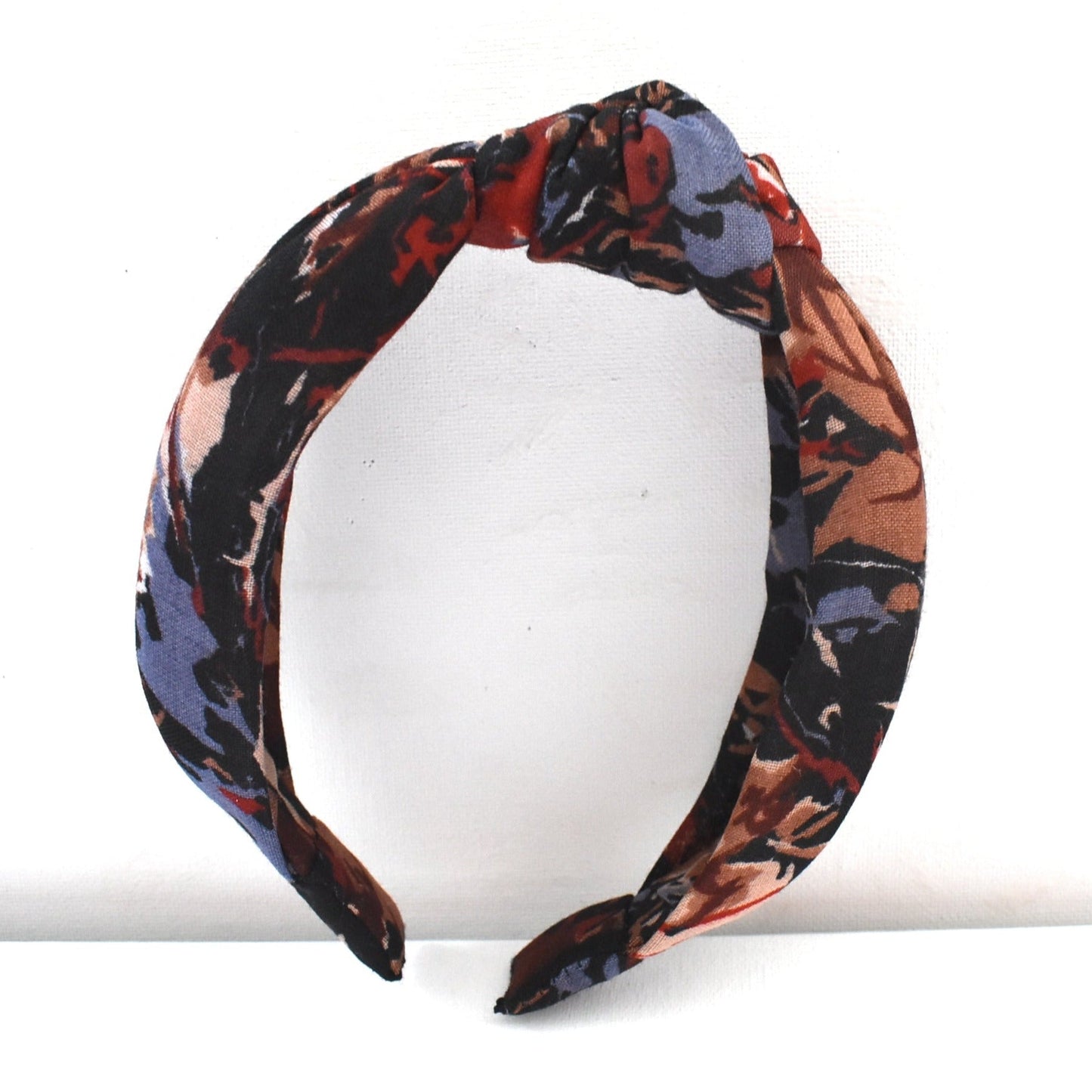 Alice headband - Liberty of London Vintage Varuna wool - Winter Blue Floral