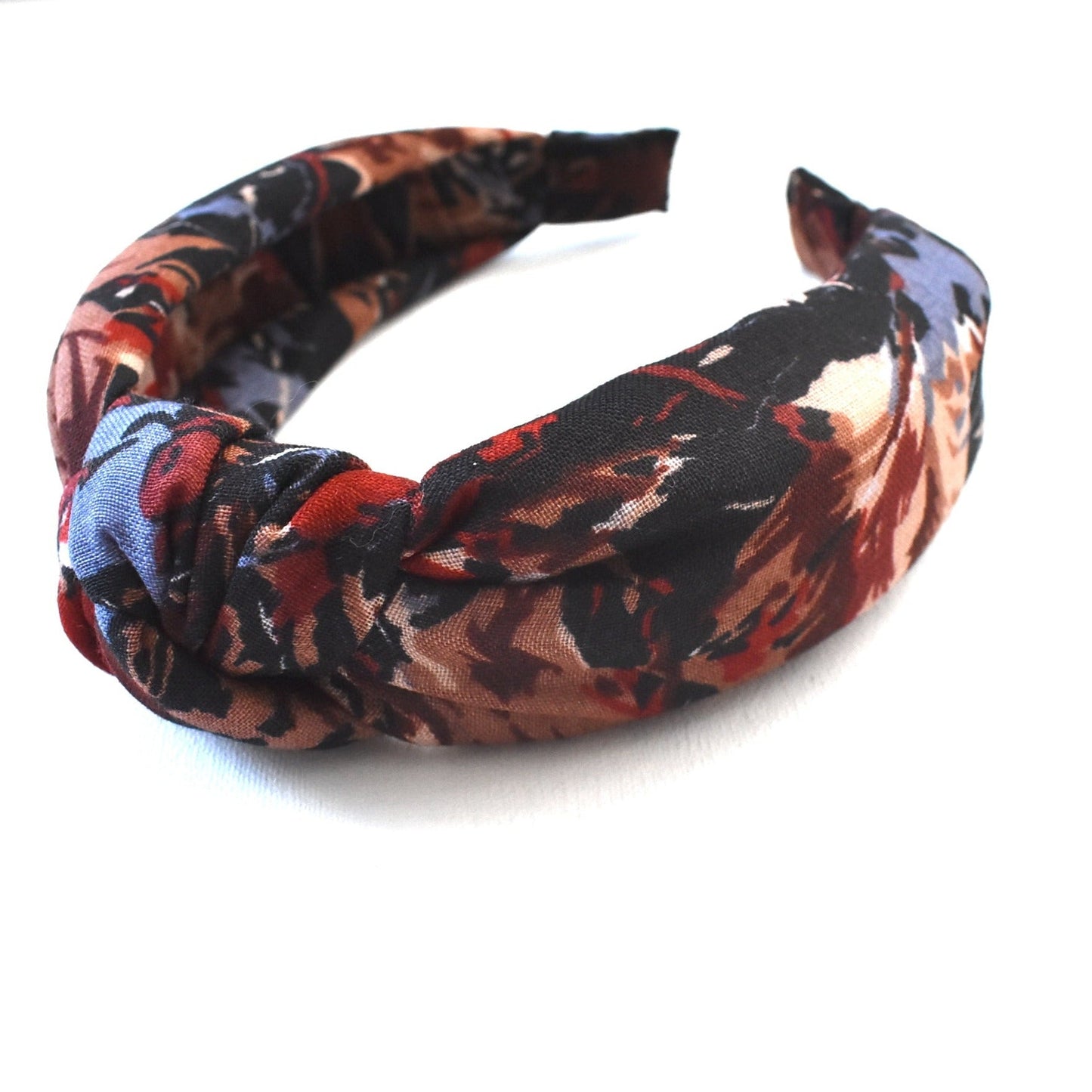 Alice headband - Liberty of London Vintage Varuna wool - Winter Blue Floral