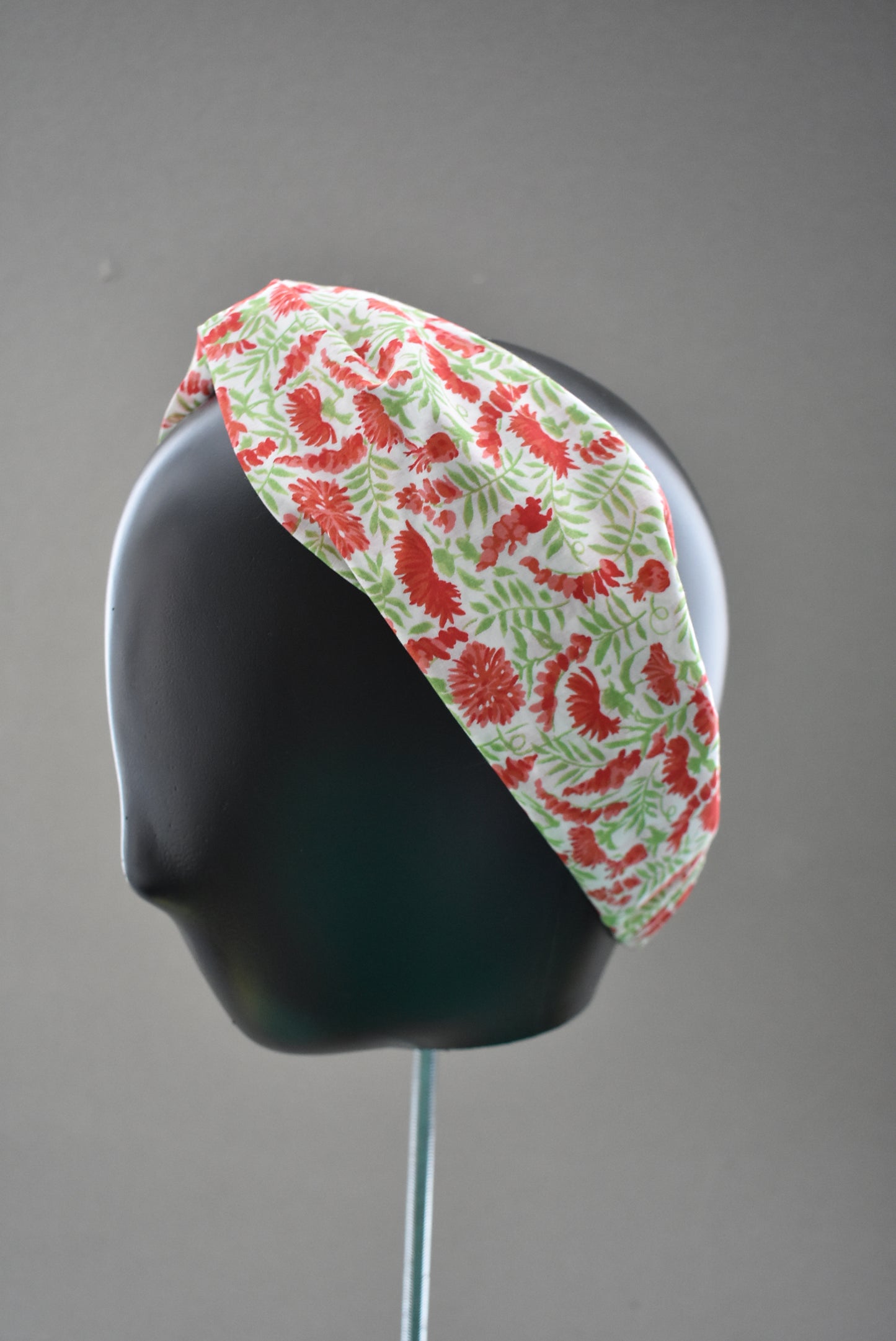 Ladies Twisted Turban Headband - Vintage Liberty of London Chrysanthemum