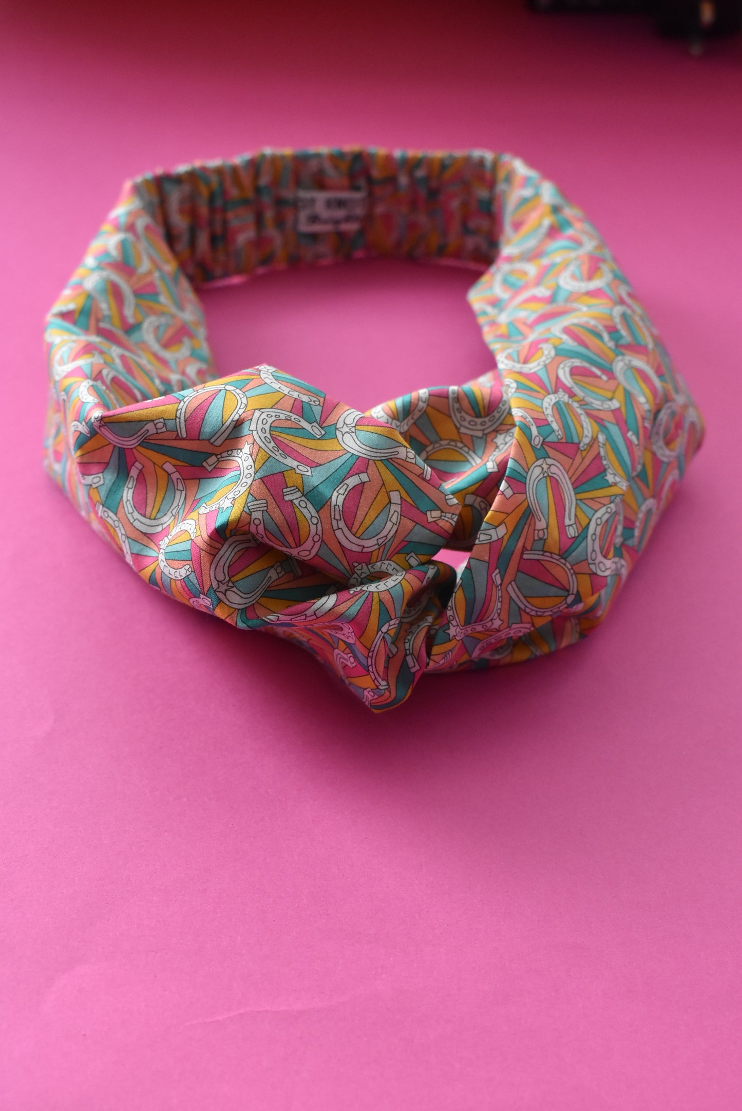 Kids Tot Knot Twisted hairband - Liberty of London Derby Day print