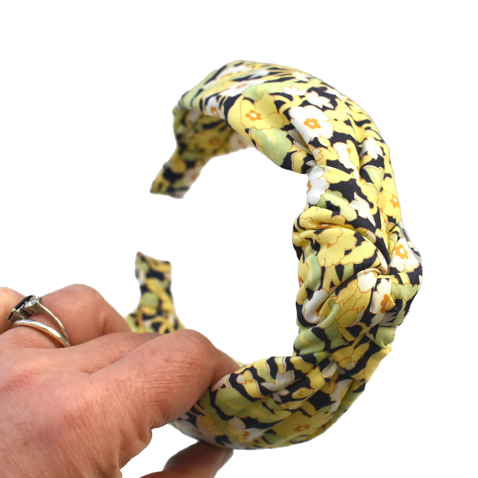 Classic Knot head band - Liberty of London Primrose print - Silk & Lawn