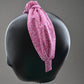 Ladies Knot Alice headband - Liberty of London Glenjade Pink - Silk & Lawn
