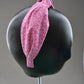 Ladies Knot Alice headband - Liberty of London Glenjade Pink - Silk & Lawn