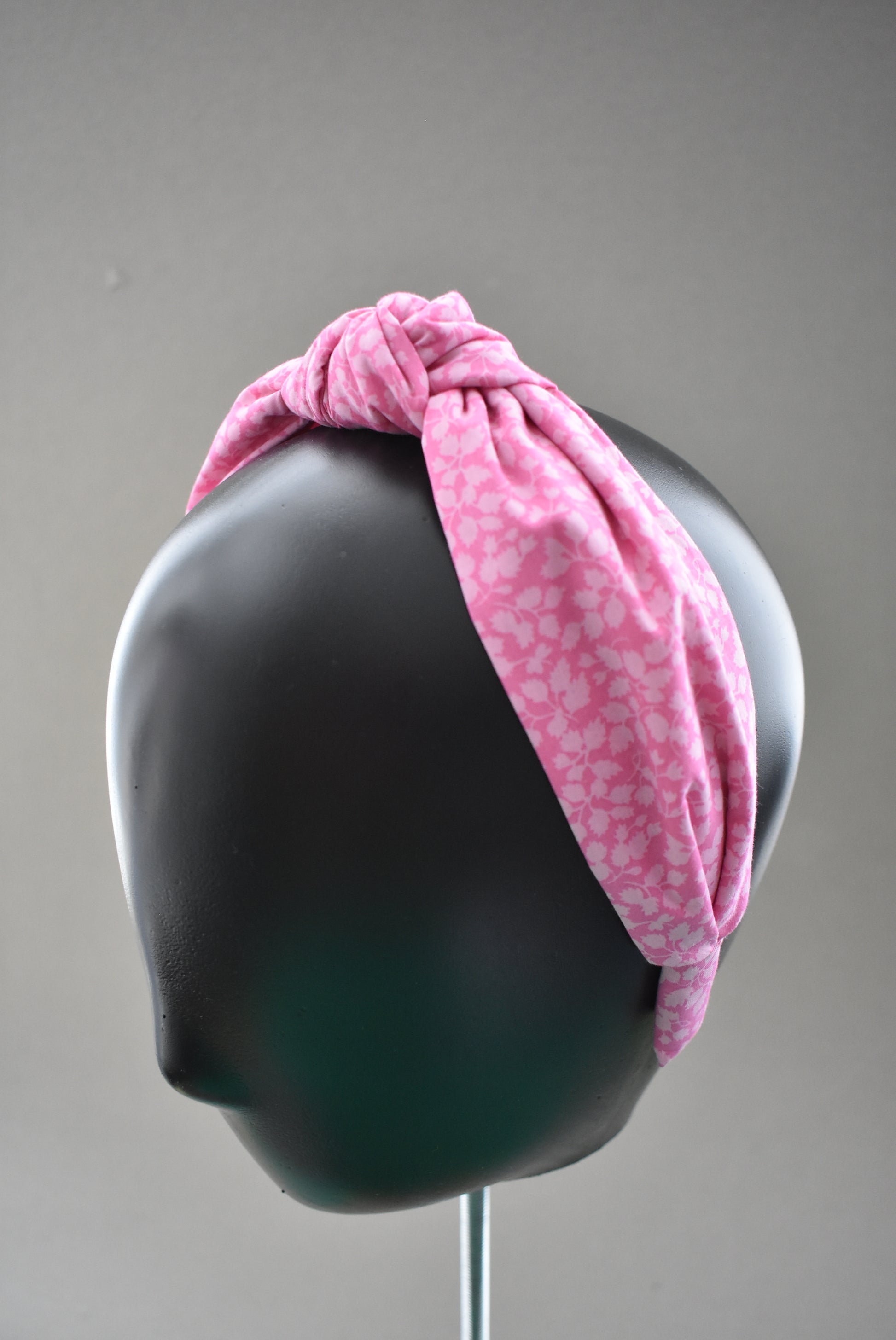 Ladies Knot Alice headband - Liberty of London Glenjade Pink - Silk & Lawn