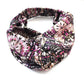 Twisted Turban hairband in Liberty of London Kaleidoscope in pink 100% Tana Lawn cotton - Silk & Lawn