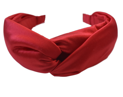 Luxury Silk Twist Alice Headband - Pure Silk Satin Various Colours - Silk & Lawn
