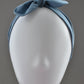 Ladies Knot hairband - Liberty of London Airforce Blue - Silk & Lawn