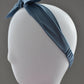 Ladies Knot hairband - Liberty of London Airforce Blue - Silk & Lawn