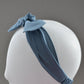 Ladies Knot hairband - Liberty of London Airforce Blue - Silk & Lawn