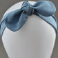 Ladies Knot hairband - Liberty of London Airforce Blue - Silk & Lawn