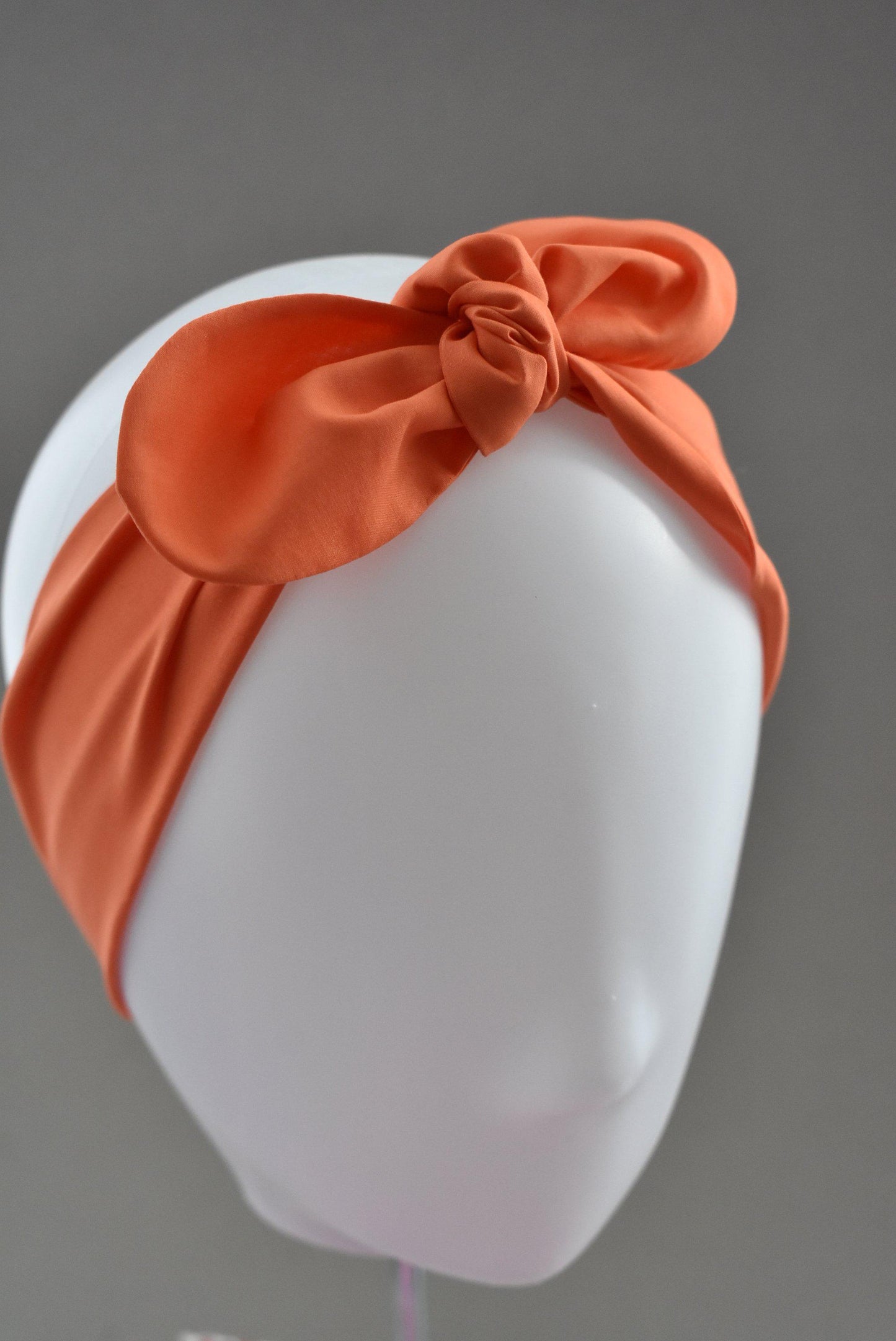 Ladies Knot hairband - Liberty of London Tangerine