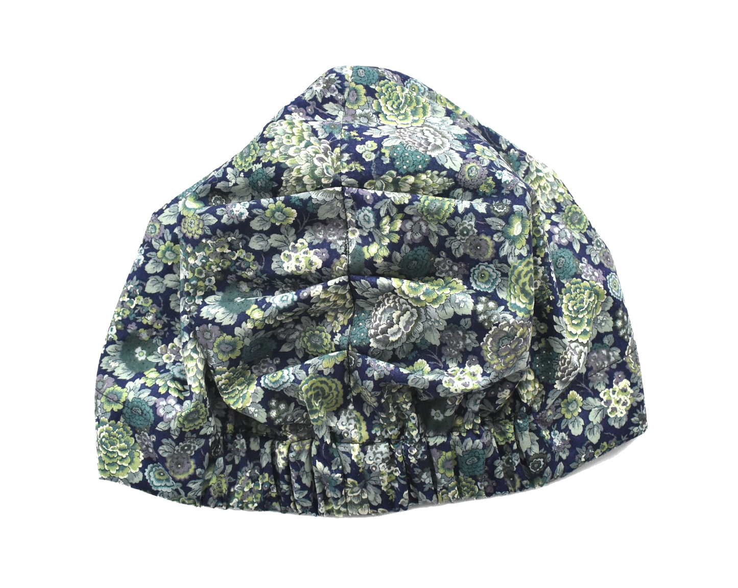 Ladies Turban Hat - Vintage Liberty of London Elysian Blue Floral print