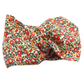 Twisted Turban Headband - Red Betsy Ann Liberty of London print - Silk & Lawn