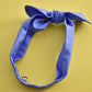 Ladies Tot Knot hairband - Liberty of London Periwinkle Blue - Tot Knots of Brighton