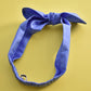 Ladies Tot Knot hairband - Liberty of London Periwinkle Blue - Tot Knots of Brighton