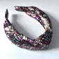 Knot Alice band - Liberty of London Kaleidoscope in Pink - Silk & Lawn