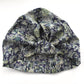 Salty Sea Knot - Swimming Cap Topper / Turban - Blue Elysian - Silk & Lawn